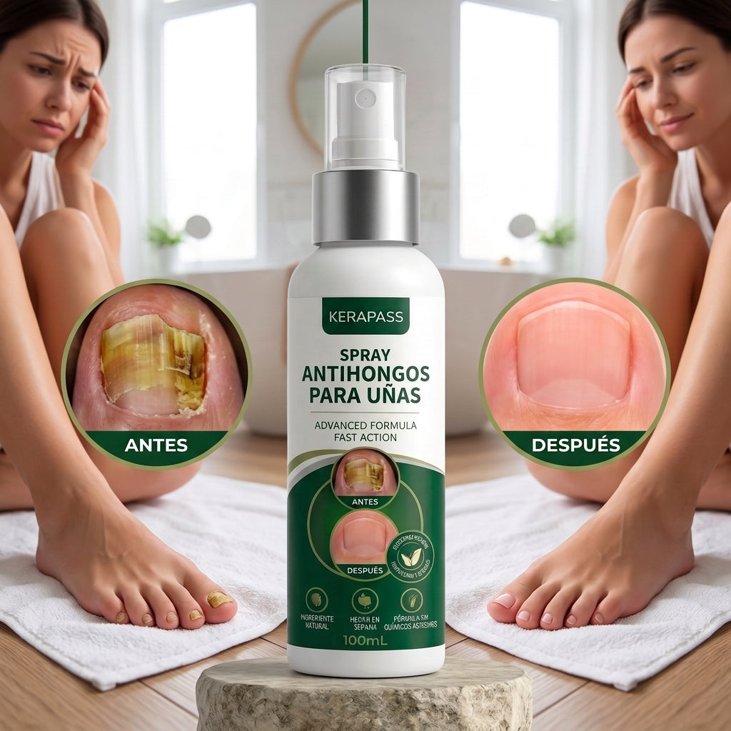 KeraPass: El spray que atraviesa la queratina y llega a la raíz del hongo